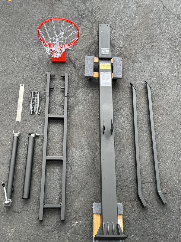 Play All Day basketball hoop installation