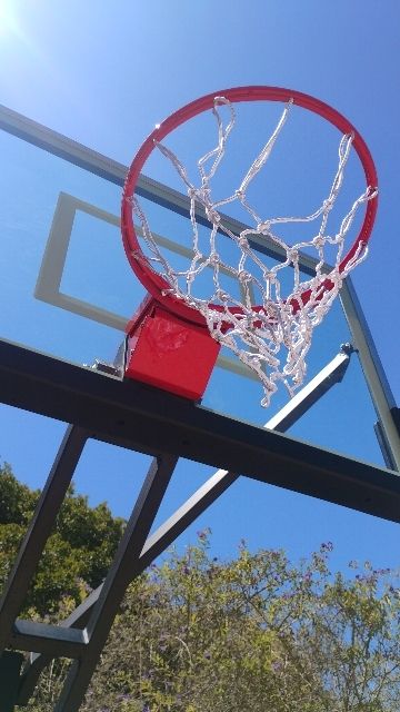 Play All Day basketball hoop installation