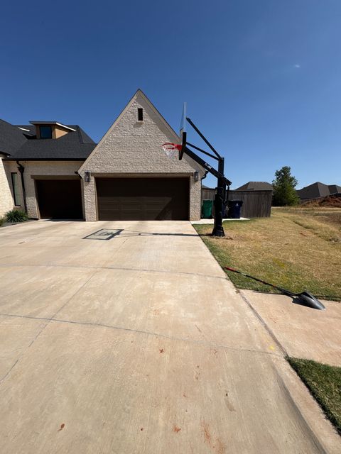 Play All Day basketball hoop installation